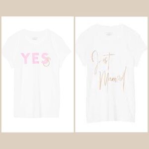 Victoria's Secret Bridal Collection Wedding Graphic Tee Bundle